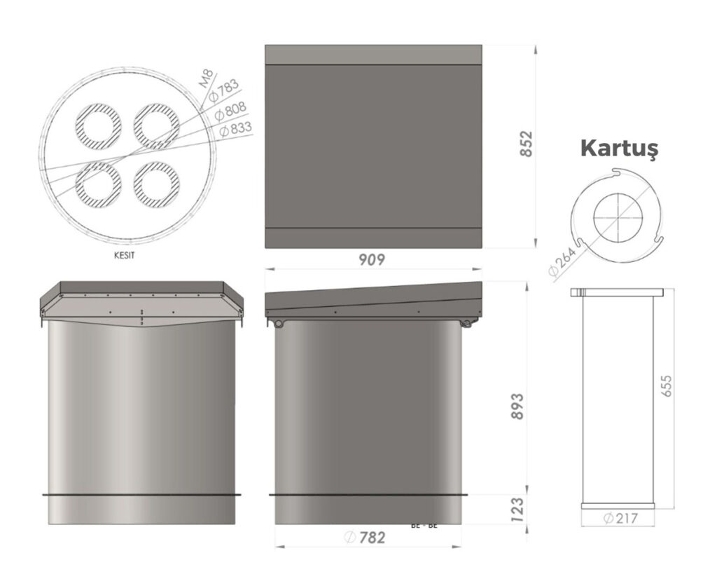 Silo Filtre ozb Filtre wam filtre airfill silotop dustpro