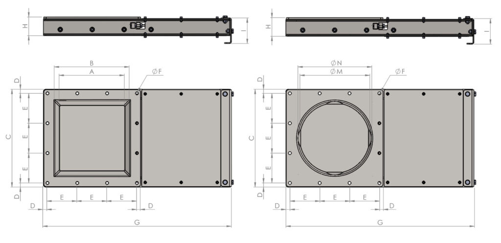 Sürgülü Klepe Slide valves bıçaklı klepe