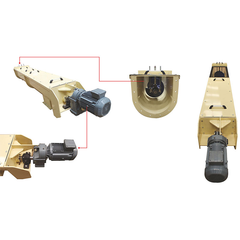 karıştırma helezon paslanmaz konveyör çiftli helezon u tipi konveyör
